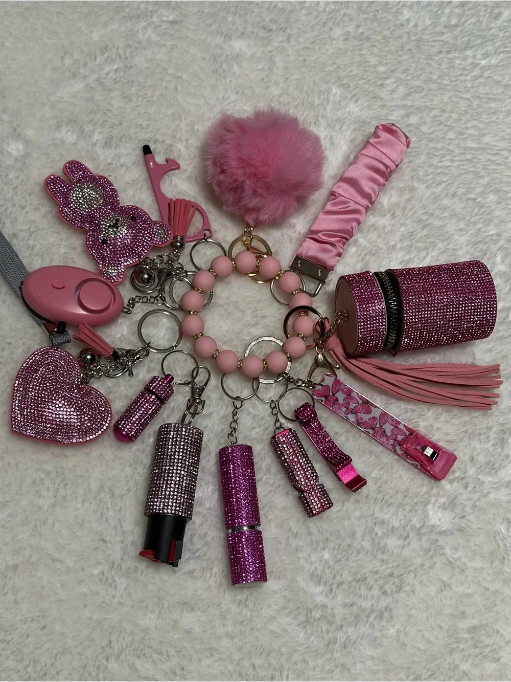 Bling Bear 14 pc Keychain Set Assorted Options B30
